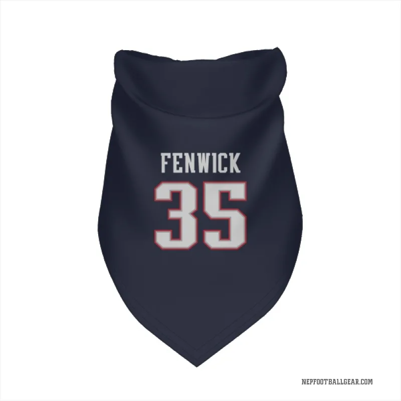 Deshaun Fenwick Navy New England Patriots Cat & Dog Pet Bandana