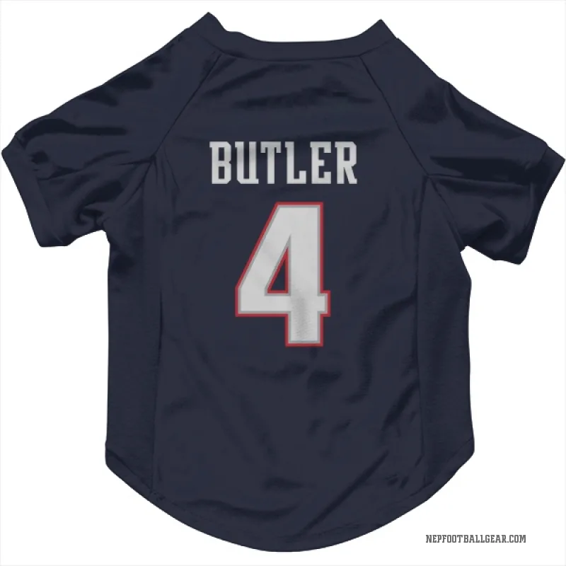 Malcolm Butler Navy New England Patriots Cat & Dog Pet Jersey