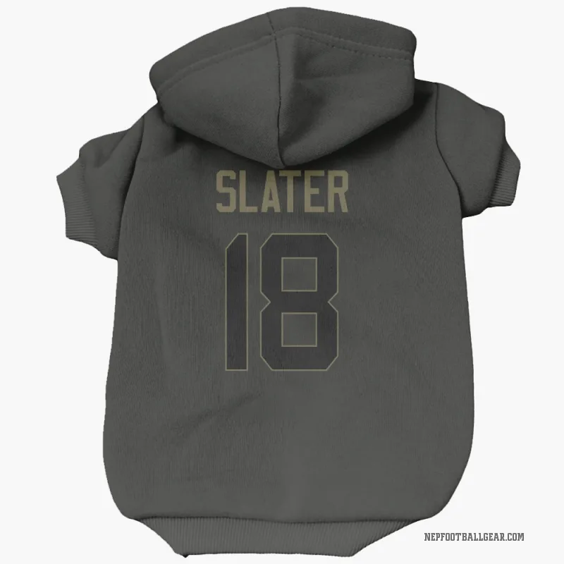 Matthew Slater Black New England Patriots Service Cat & Dog Pet Hoodie