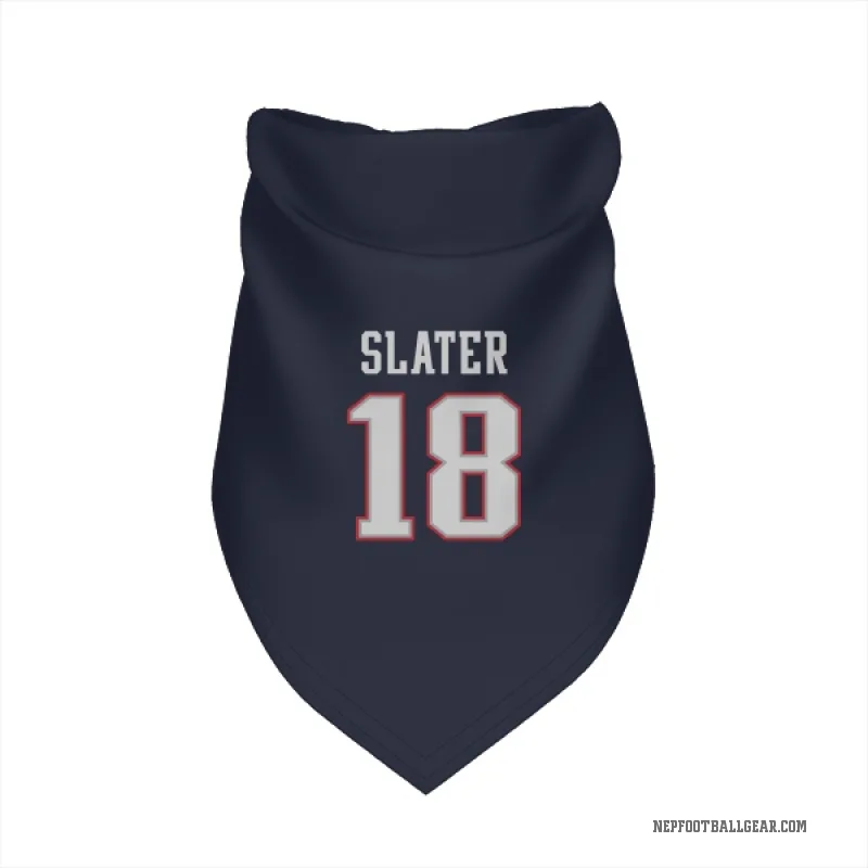 Matthew Slater Navy New England Patriots Cat & Dog Pet Bandana